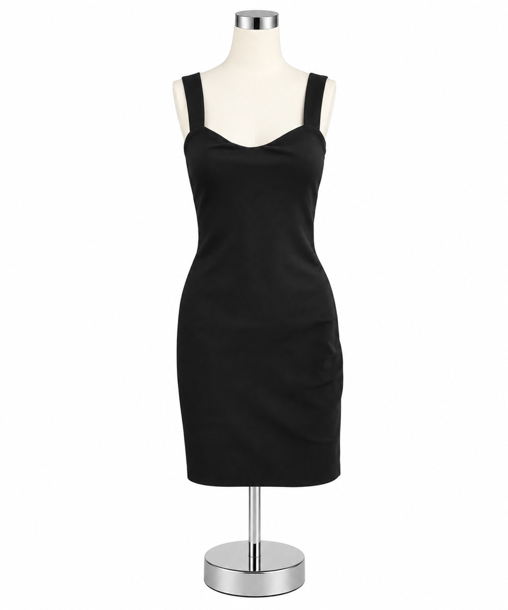 Zara Black Sleeveless Little Black Dress (LBD) Size Small